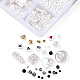 Kit fai da te per la creazione di gioielli con 24 perline in acrilico e ABS DIY-NB0012-02B-3