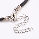 Shell Pearl Pendant Necklaces NJEW-JN02139-3