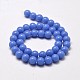 Round Imitation Jade Glass Beads Strands GLAA-F031-10mm-09-2