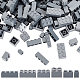 Olycraft 240 шт. 6 стильные пластиковые строительные блоки AJEW-OC0003-04-1