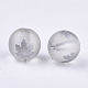 Autumn Theme Electroplate Transparent Glass Beads EGLA-S178-01-01G-2