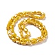 Faceted Electroplated Glass Beads Strands GLAA-G092-C02-3
