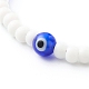 Bracelet rond en perles de verre BJEW-JB06484-4