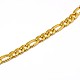 Fashionable 304 Stainless Steel Figaro Chain Necklaces for Men STAS-A028-N016G-2