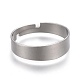 Adjustable 201 Stainless Steel Plain Band Rings STAS-P249-26A-P-2