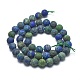 Chapelets de perles en chrysocolle et lapis lazuli naturelles G-I254-02E-2