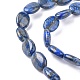 Chapelets de perles en lapis-lazuli naturel G-K311-01A-01-4