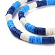 Fixed 3 Color Handmade Polymer Clay Bead Strands CLAY-S096-029H-3