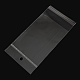セロハンのOPP袋  長方形  透明  15.5x8cm  穴：8mm  一方的な厚さ：0.035mm  インナー対策：10.5x8のCM OPC-S014-03-2