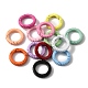 Spray Painted Alloy Spring Gate Rings PALLOY-R141-03-1
