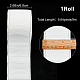 Gorgecraft 9 m Gardinenfaltenband Gardinenband Vorhänge Kopfband selbstklebend flache Polyesterbänder für DIY Prise Plissee Vorhang Zubehör (weiß) SRIB-GF0001-08-2