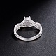 Shegrace 925 anillo de dedo de plata esterlina JR514A-4