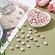 Hobbiesay 3 fili di perline di opale rosa imitazione naturale G-HY0001-63-4
