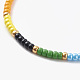 Adjustable Nylon Thread Braided Bead Bracelets BJEW-JB06161-2