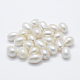 Perle coltivate d'acqua dolce perla naturale PEAR-P056-022-01-1