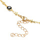Brass Enamel Link Chain Necklaces NJEW-JN03123-02-3