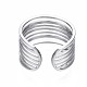 304 anello polsino aperto multicorda in acciaio inossidabile RJEW-T023-33P-2