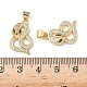 Латунные микро проложить кубического циркония подвески KK-L243-29G-07-3