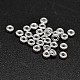 Rondelle 925 Sterling Silver Spacer Beads STER-F019-01B-2