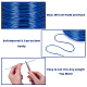 BENECREAT 20 Gauge 770FT Aluminum Wire Anodized Jewelry Craft Making Beading Floral Colored Aluminum Craft Wire - Blue AW-BC0001-0.8mm-01-2