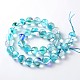 Dyed Synthetic Moonstone Round Beads Strands G-L376-12mm-B04-2