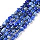 Chapelets de perles en lapis-lazuli naturel G-F575-01E-3