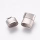 304 Stainless Steel Fold Over Clasps STAS-K145-23P-4