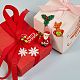 Рождественские тематические пластиковые украшения для домашнего дисплея sgAJEW-SZ0001-14-6