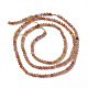 Chapelets de perles de sunstone naturelle naturelles G-F596-23-2mm-2