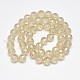 Chapelets de perles en verre électroplaqué EGLA-Q086-12mm-06-2