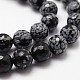 Naturschneeflocke Obsidian Perlen Stränge G-G736-06-12mm-3