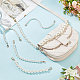 Pandahall elite 6 piezas 6 estilo resina imitación perla cadena con cuentas monedero correa extensores FIND-PH0009-60-5
