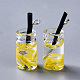 Glass Bottle Pendants X-GLAA-S181-11-2