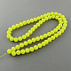 Imitation Jade Glass Beads Strands DGLA-S076-4mm-09-2