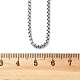 Не тускнеющие цепочки Rolo из нержавеющей стали 304 NJEW-L047-02B-P-2