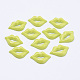 Acrylic Lip Shaped Cabochons BUTT-E024-A-06-1