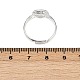 Componenti di anello in ottone&nbsp;X-KK-C3044-10mm-S-4