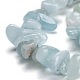 Chapelets de perles en aigue-marine naturelle G-G011-10-3