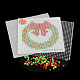 Рождественский венок шаблон квадратных поделок Melty hama бисер наборы: бусы DIY-R063-07-1