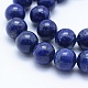 Chapelets de perles en lapis-lazuli naturel G-P342-01-12mm-AB-3