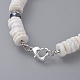 Bracelets de perles de perles heishi BJEW-JB04747-4