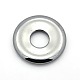 Donut/Pi Disc Non-Magnetic Synthetic Hematite Pendants G-P061-02-2