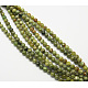 Natural Idocrase Beads Strands G-N165-7-2-5