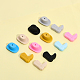CHGCRAFT 18Pcs 12 Style Silicone Beads SIL-CA0001-90-3