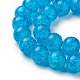 Chapelets de perles en verre craquelé GLAA-F098-02E-09-3