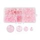 Fili di perline di quarzo rosa naturale 340 pz 4 dimensioni G-LS0001-13-1