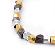 (Schmuckpartys im Fabrikverkauf) Verstellbare Armbänder aus geflochtenen Perlen aus Nylonfaden BJEW-JB04380-2