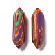 Perles de malachite colorées synthétiques G-K330-09-2