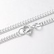 Iron Curb Chain Necklaces NJEW-JN01045-2