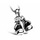316L Stainless Steel Pendant Necklaces NJEW-N0056-017C-1